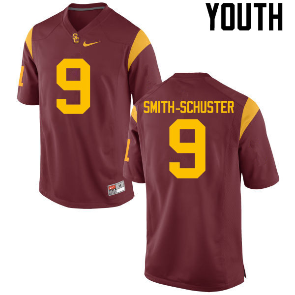 Youth #9 JuJu Smith-Schuster USC Trojans College Football Jerseys-Red